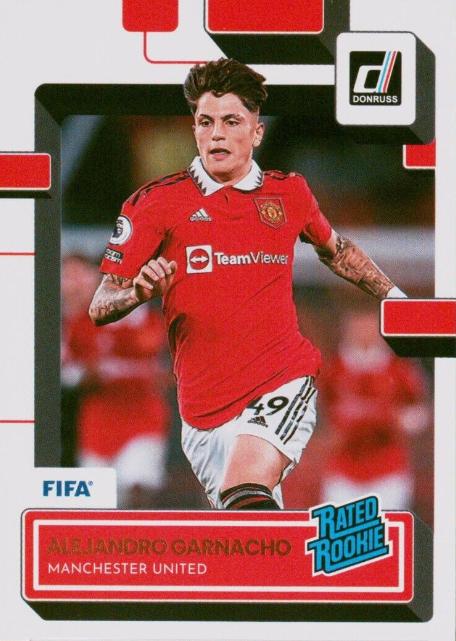 2022 Panini Donruss Alejandro Garnacho #199 card