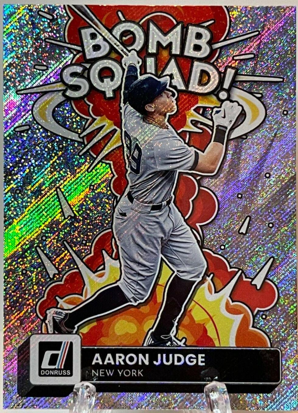 2022 Panini Donruss Bomb Squad Aaron Judge [Rapture] #BS-6 card