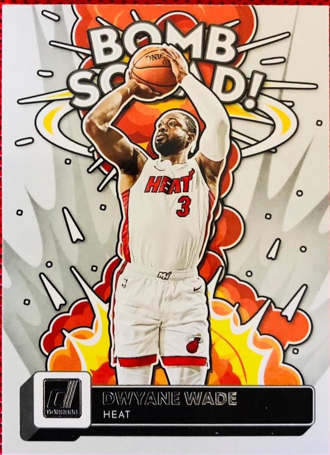 2022 Panini Donruss Bomb Squad Dwyane Wade #17 card