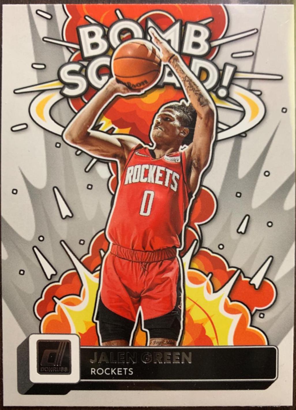 2022 Panini Donruss Bomb Squad Jalen Green #8 card