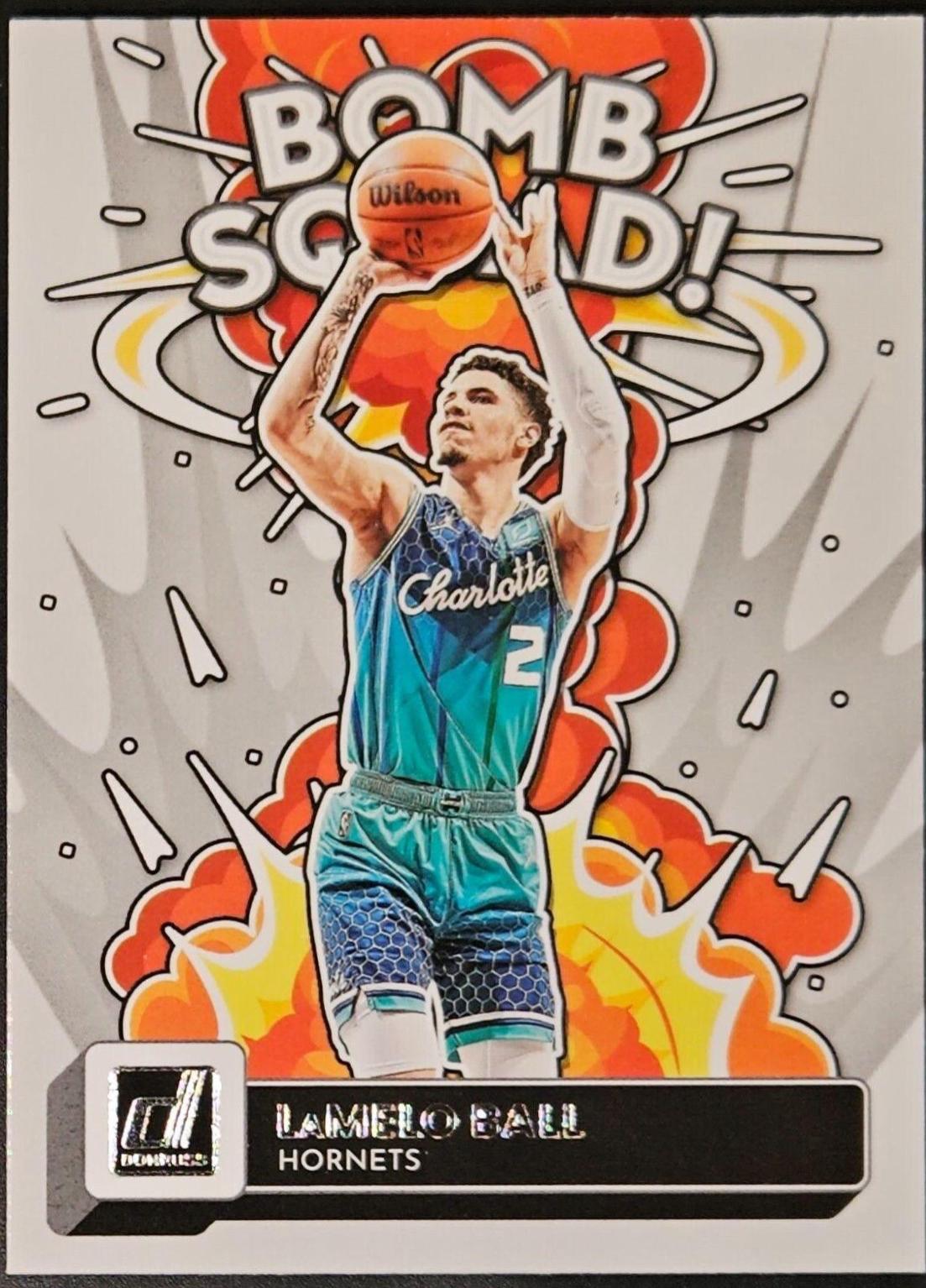 2022 Panini Donruss Bomb Squad LaMelo Ball #10 card