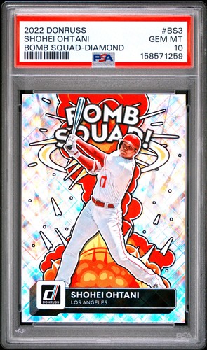 2022 Panini Donruss Bomb Squad Shohei Ohtani [Diamond] #BS-3 card
