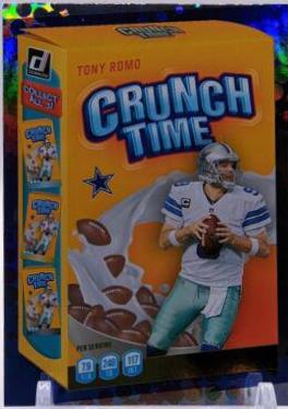 2022 Panini Donruss Crunch Time Tony Romo #CT-7 card