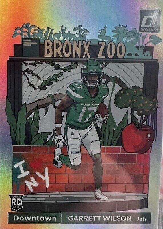 2022 Panini Donruss Downtown Garrett Wilson #DT-GW card