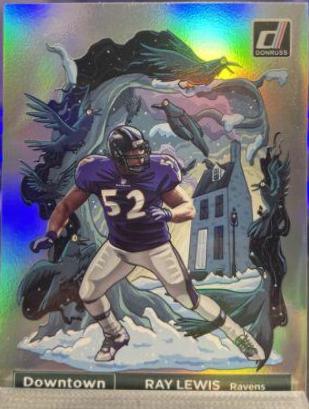 2022 Panini Donruss Downtown Ray Lewis #DT-RL card