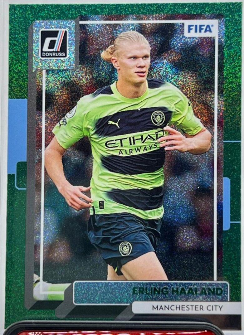 2022 Panini Donruss Erling Haaland [Green] #160 card