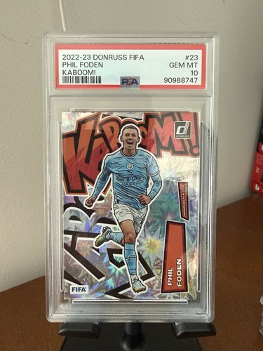 2022 Panini Donruss Kaboom Phil Foden #23 card