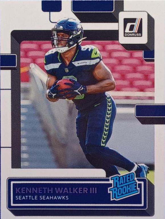 2022 Panini Donruss Kenneth Walker III #318 card