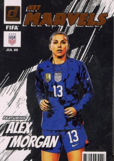 2022 Panini Donruss Net Marvels Alex Morgan #22 card