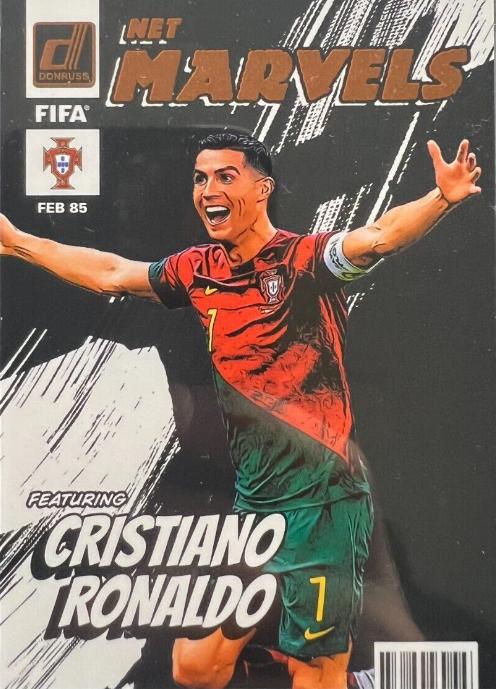 2022 Panini Donruss Net Marvels Cristiano Ronaldo #18 card