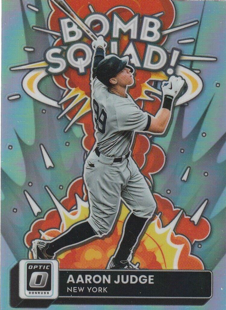 2022 Panini Donruss Optic Bomb Squad Aaron Judge [Holo] #BS-6 card