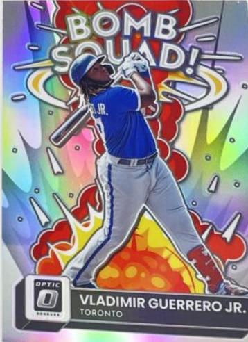 2022 Panini Donruss Optic Bomb Squad Vladimir Guerrero Jr. [Holo] #BS-2 card