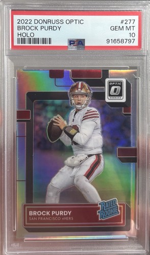 2022 Panini Donruss Optic Brock Purdy [Holo] #277 card