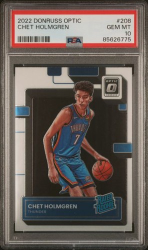 2022 Panini Donruss Optic Chet Holmgren #208 card