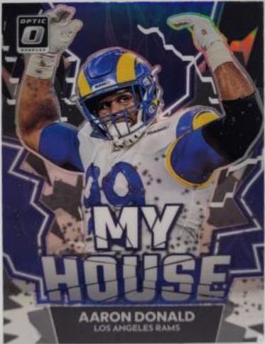 2022 Panini Donruss Optic My House Aaron Donald #MH-19 card