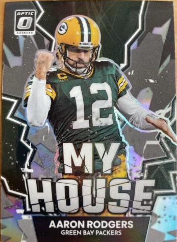 2022 Panini Donruss Optic My House Aaron Rodgers #MH-5 card