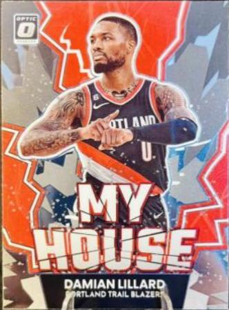 2022 Panini Donruss Optic My House Damian Lillard #2 card
