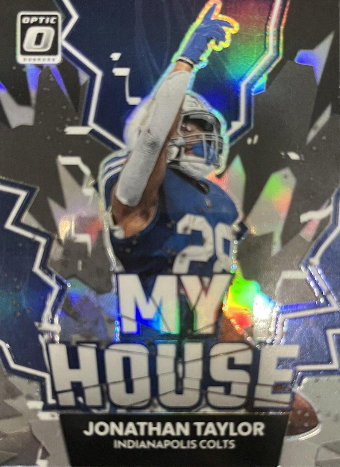 2022 Panini Donruss Optic My House Jonathan Taylor #MH-14 card
