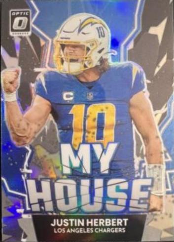 2022 Panini Donruss Optic My House Justin Herbert #MH-11 card