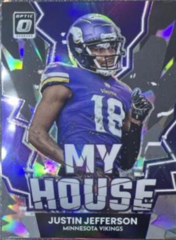 2022 Panini Donruss Optic My House Justin Jefferson #MH-8 card