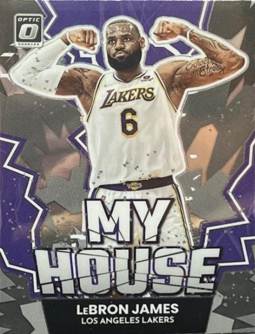 2022 Panini Donruss Optic My House LeBron James #4 card