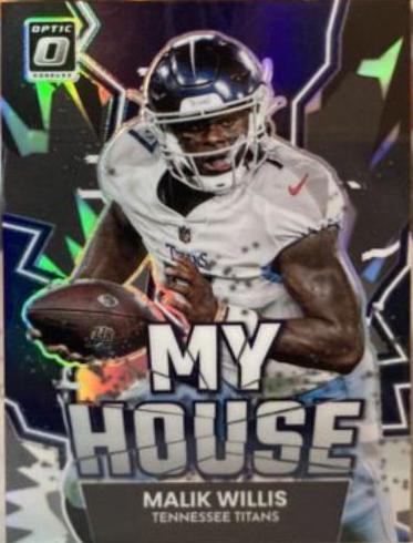 2022 Panini Donruss Optic My House Malik Willis #MH-3 card