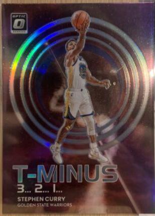 2022 Panini Donruss Optic T Minus 3 2 1 Stephen Curry #10 card