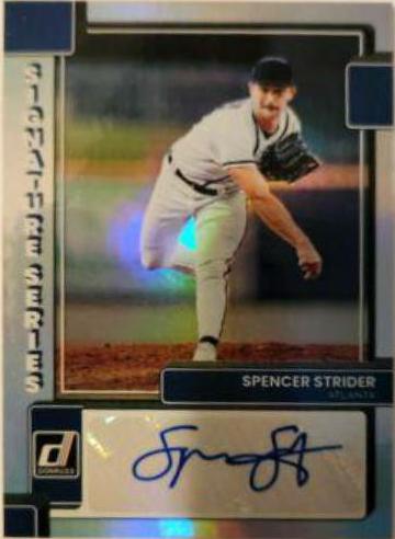 2022 Panini Donruss Signature Series Spencer Strider #SS-SS card