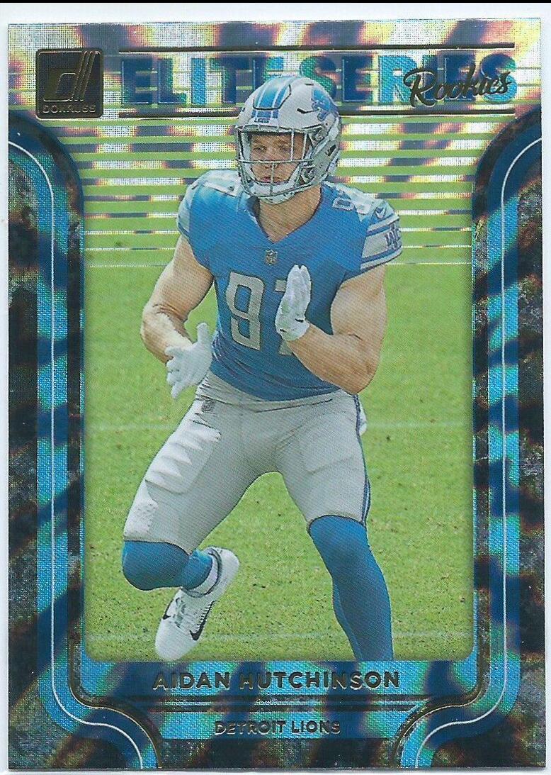 2022 Panini Donruss The Elite Series Rookies Aidan Hutchinson #ESR-12 card