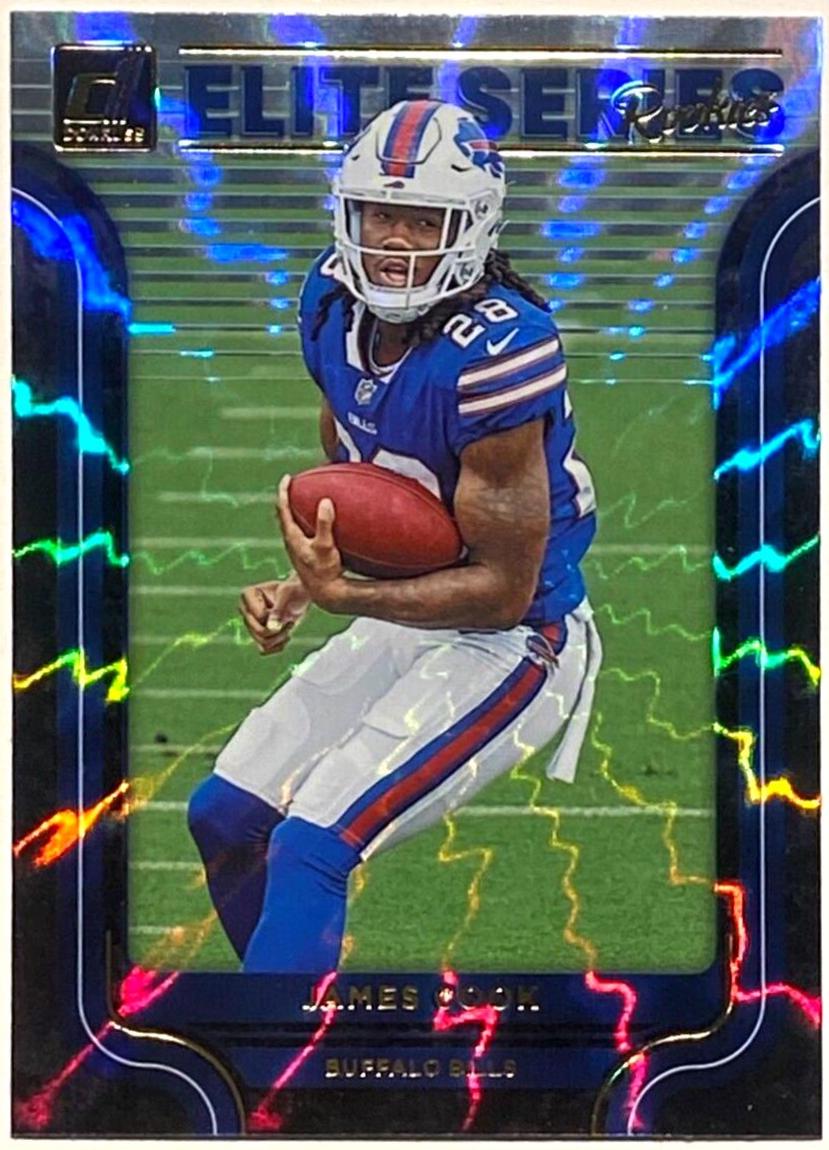 2022 Panini Donruss The Elite Series Rookies James Cook #ESR-14 card