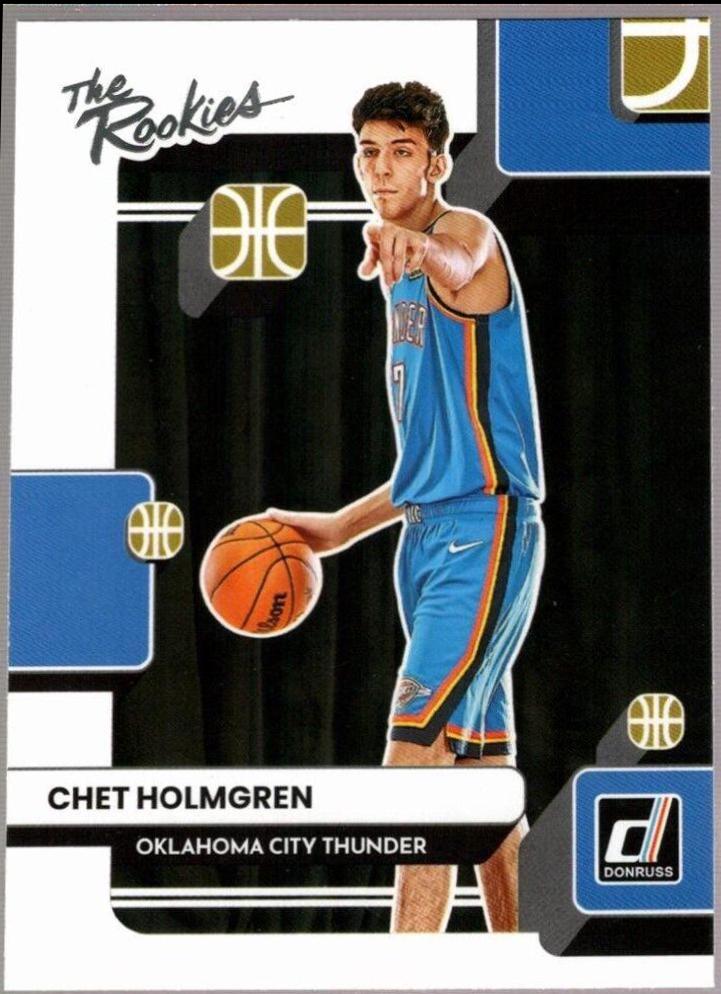 2022 Panini Donruss The Rookies Chet Holmgren #2 card