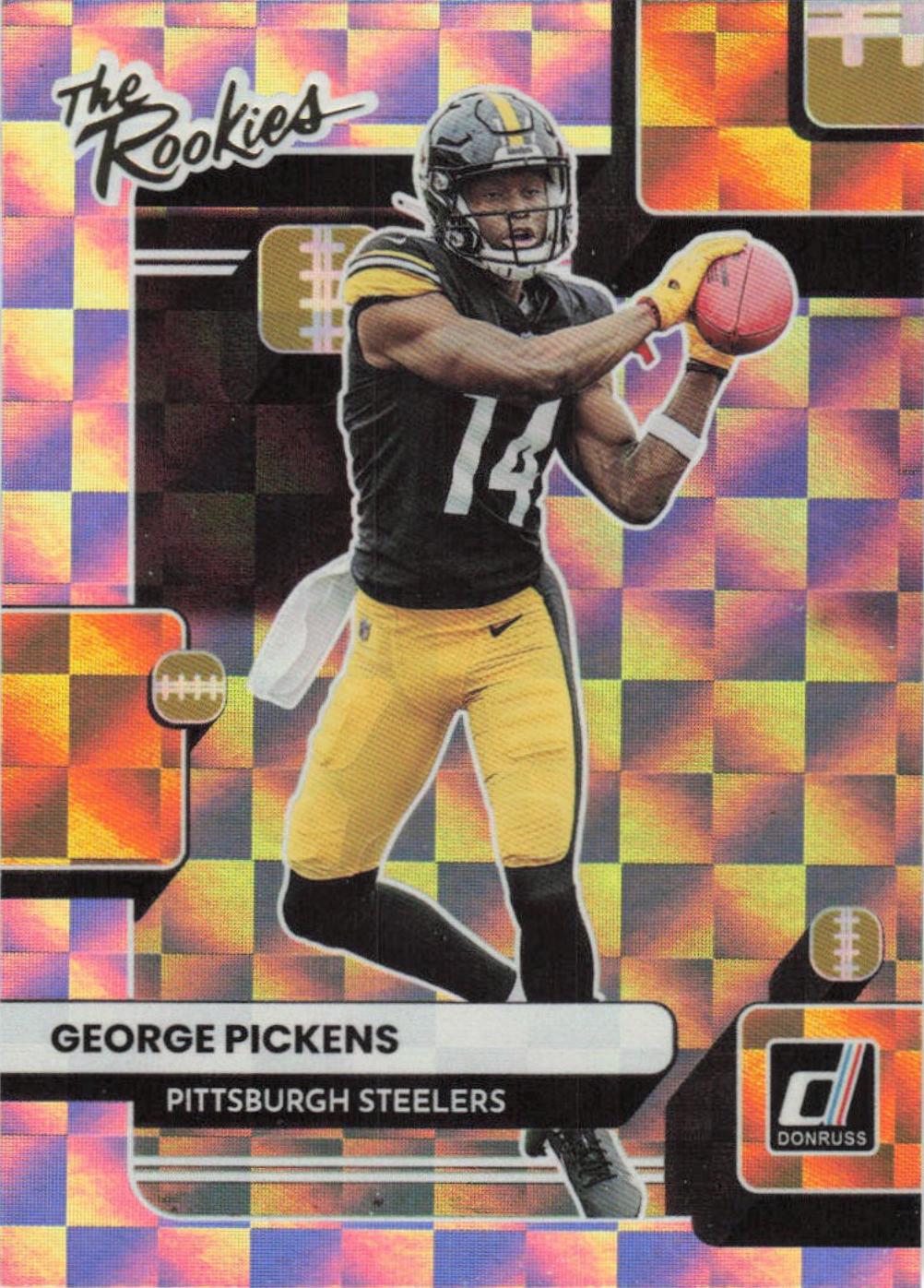 2022 Panini Donruss The Rookies George Pickens #TR-23 card