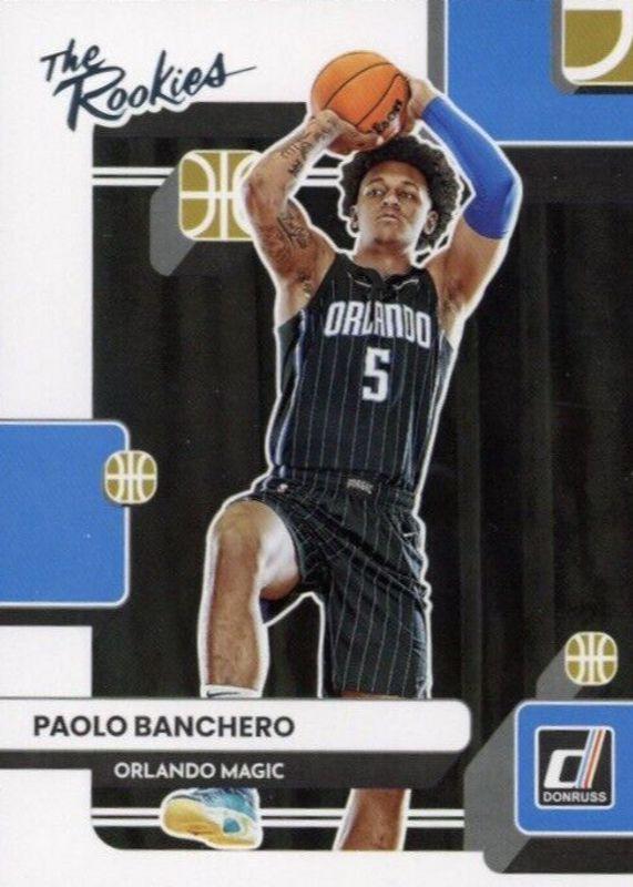 2022 Panini Donruss The Rookies Paolo Banchero #1 card