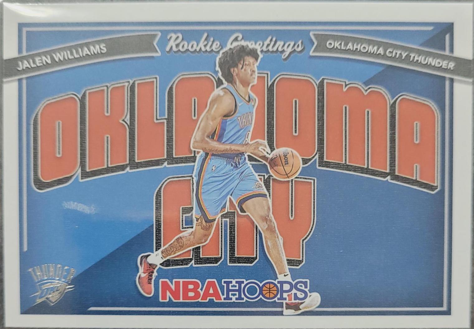 2022 Panini Hoops Rookie Greetings Jalen Williams #12 card