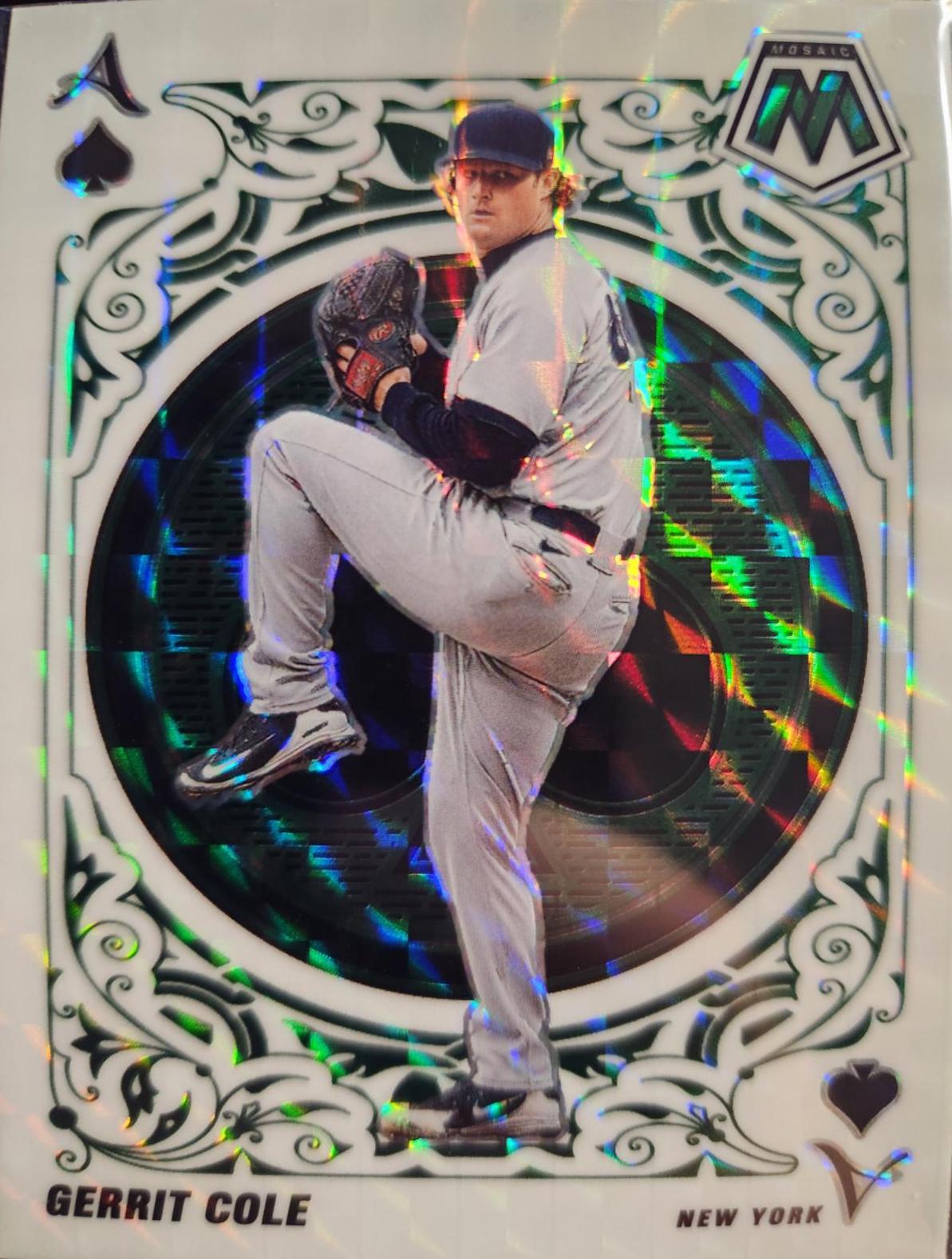 2022 Panini Mosaic Aces Gerrit Cole [Green] #A-3 card
