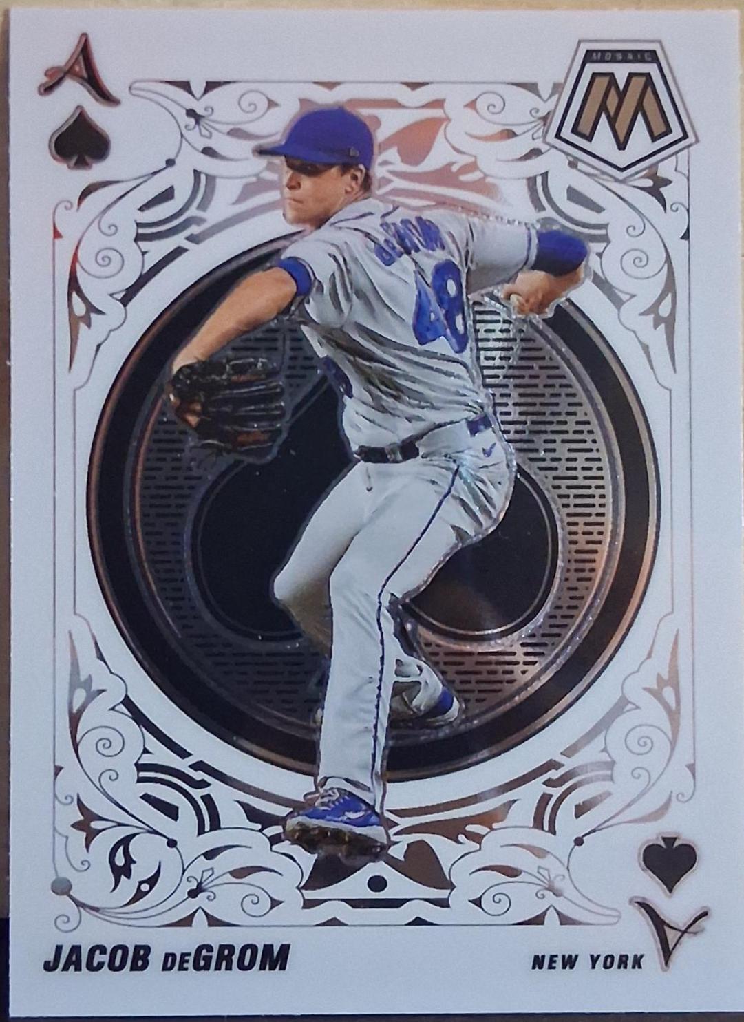 2022 Panini Mosaic Aces Jacob deGrom #A-1 card