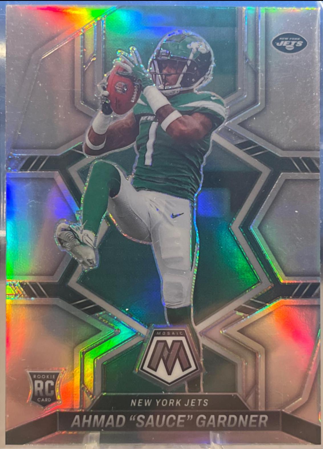 2022 Panini Mosaic Ahmad 'Sauce' Gardner [Silver] #335 card