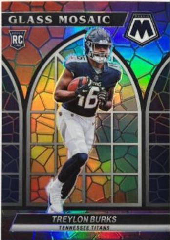 2022 Panini Mosaic Glass Treylon Burks #GM-30 card