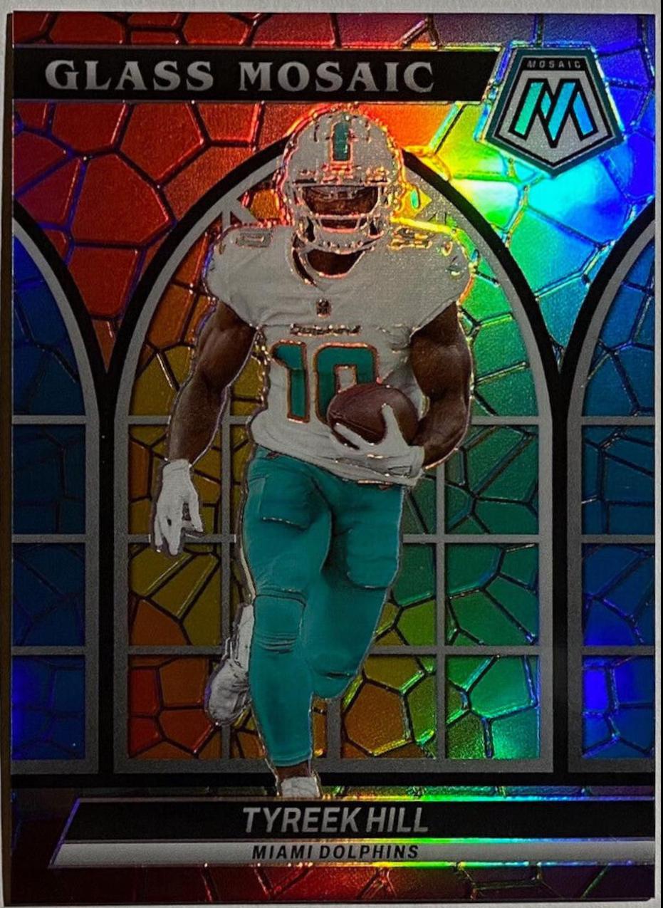 2022 Panini Mosaic Glass Tyreek Hill #GM-20 card