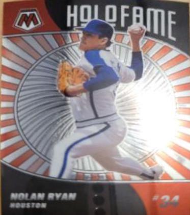 2022 Panini Mosaic Holofame Nolan Ryan #HF-8 card