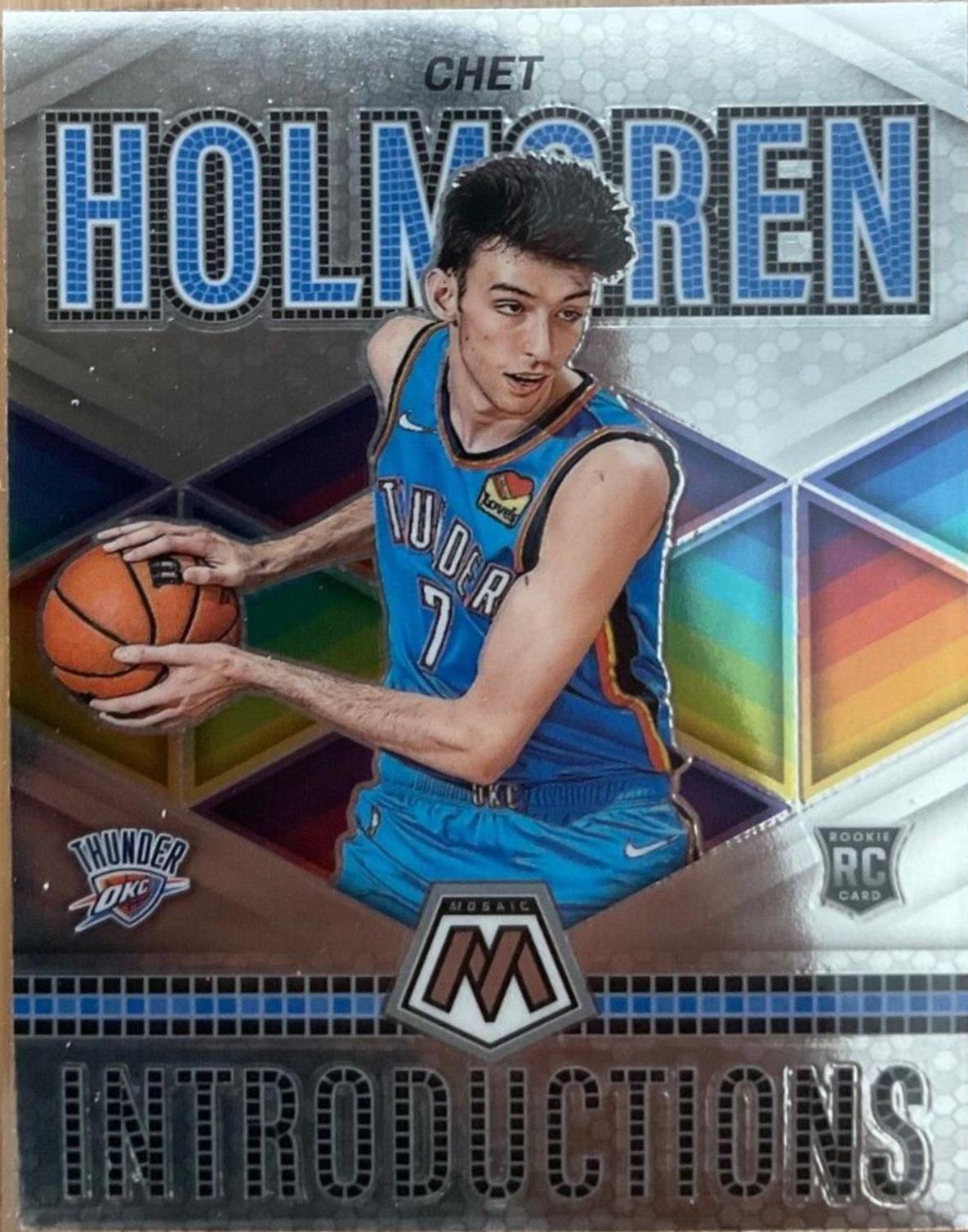 2022 Panini Mosaic Introductions Chet Holmgren #12 card
