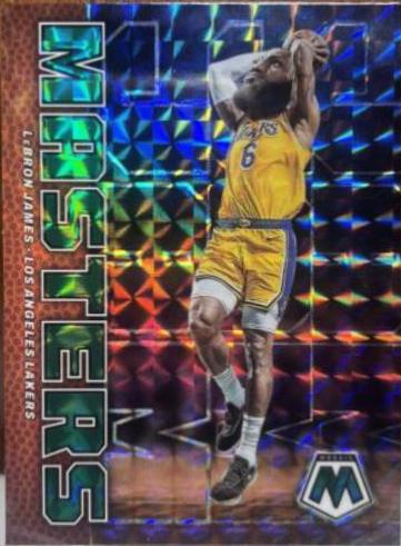 2022 Panini Mosaic Jam Masters LeBron James [Green] #1 card