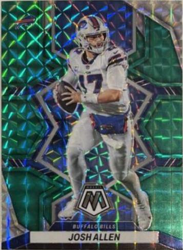 2022 Panini Mosaic Josh Allen [Green] #20 card