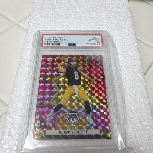 2022 Panini Mosaic Kenny Pickett [Camo Pink] #270 card