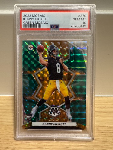 2022 Panini Mosaic Kenny Pickett [Green] #270 card