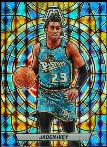 2022 Panini Mosaic Stained Glass Jaden Ivey #7 card