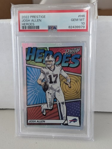2022 Panini Prestige Heroes Josh Allen #H-6 card