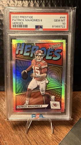 2022 Panini Prestige Heroes Patrick Mahomes II #H-4 card