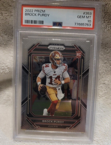 2022 Panini Prizm Brock Purdy #353 card