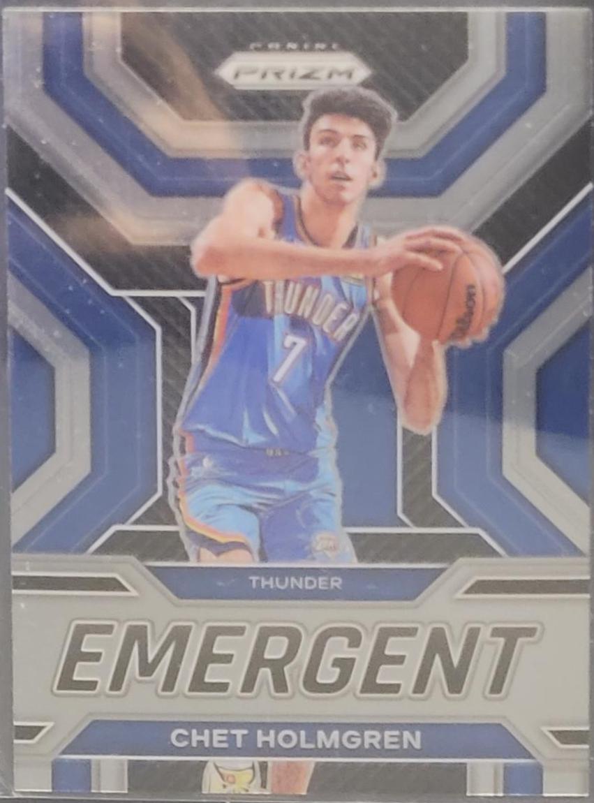 2022 Panini Prizm Emergent Chet Holmgren #16 card